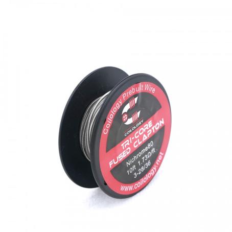 Spool Wire Tri Core Fused Clapton 10ft - Coilology